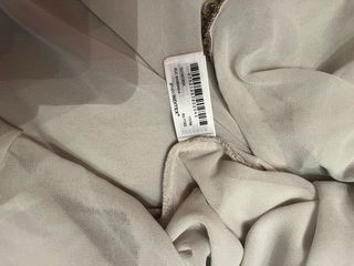 Falda midi Zara perlas y lentejuelas