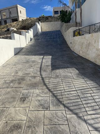 Pavimento de hormigón impreso