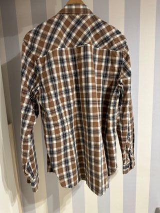 Camisa Springfield cuadros marrón Talla L