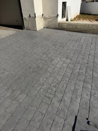 Pavimento de hormigón impreso