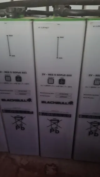 Baterías y inversor solar