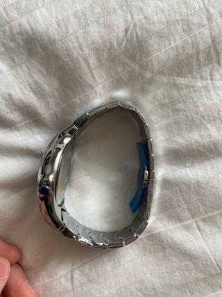 Reloj vintage plateado hombre