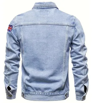 Cazadora Vaquera Parches Militares. Tallas S-M y L