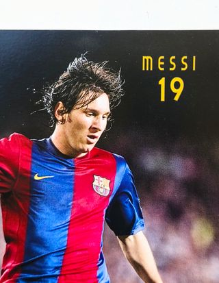 MESSI 2005-06 FC BARCELONA LAMINA POSTER