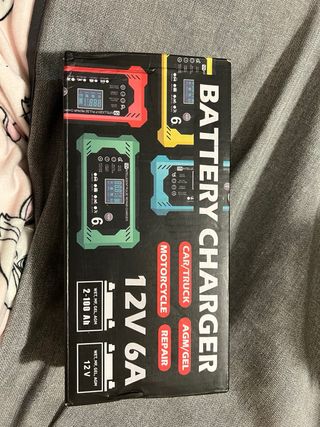 Cargador Batería Coche 12V 6A