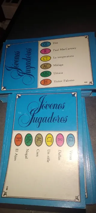 Cartas Juego Trivial Jóvenes Jugadores