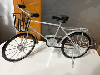 Bicicleta Decorativa Metal con Cesta