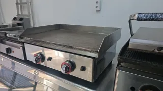Plancha de gas profesional 2 fuegos
