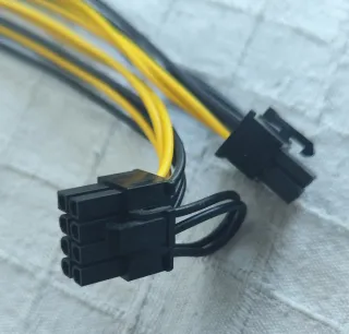Cable GPU 6pin a Doble 6+2pin