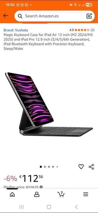 Funda Teclado iPad Apple