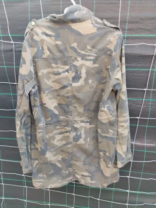 Casaco militar camuflado casual