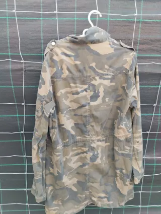 Casaco militar camuflado casual