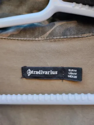 Casaco militar camuflado casual