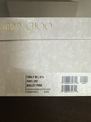 Sandalias Jimmy Choo Glitter Oro y Plata