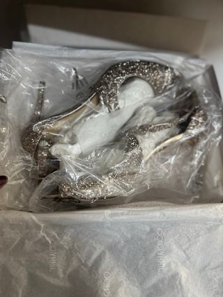 Sandalias Jimmy Choo Glitter Oro y Plata