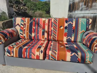 Sofá de 2 cuerpos estampado