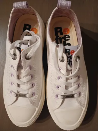 Zapatillas Converse Doble Piso Blancas