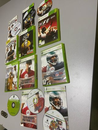 Xbox 360 Giochi: Top Spin, F1, Tiger Woods, Madden