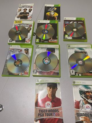 Xbox 360 Giochi: Top Spin, F1, Tiger Woods, Madden