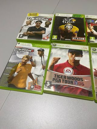 Xbox 360 Giochi: Top Spin, F1, Tiger Woods, Madden