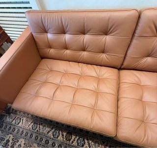 2 Divani in pelle marrone uguali