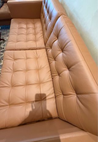 2 Divani in pelle marrone uguali