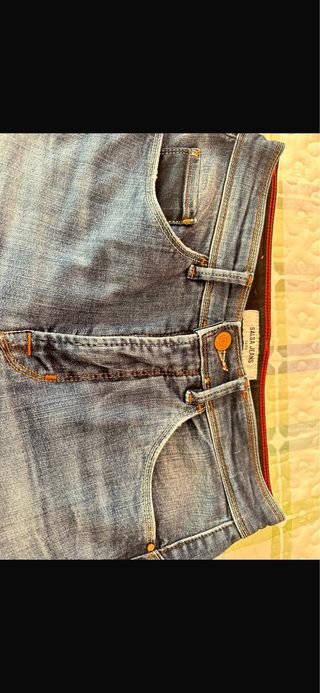 Pantalón cropped Salsa Jeans azul