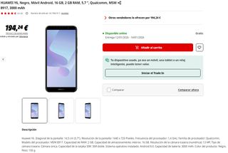 Huawei ATU-L21 Negro 5,7