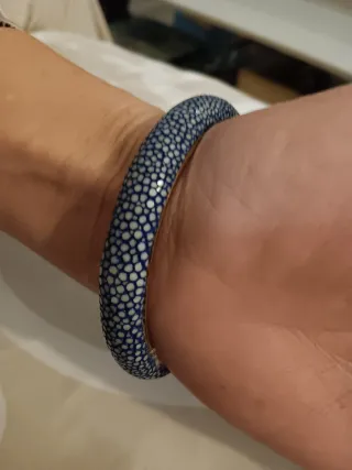 Pulsera Bulgari Serpiente Azul y Dorada