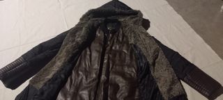 Anorak Negro y Marrón, 72€