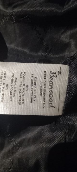 Anorak Negro y Marrón, 72€