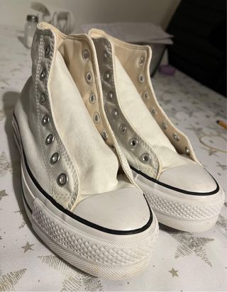 Converse Blancas Plataforma
