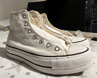 Converse Blancas Plataforma