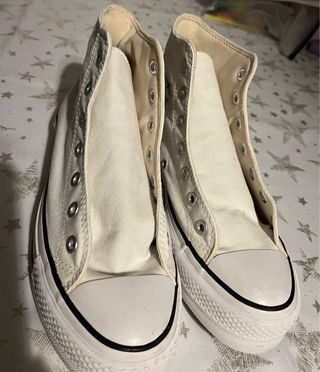 Converse Blancas Plataforma