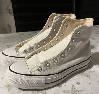 Converse Blancas Plataforma
