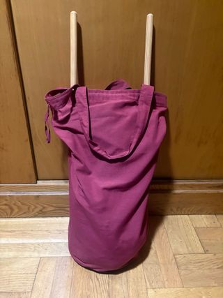 Mundillo (Almohada) para bolillos de tela y madera