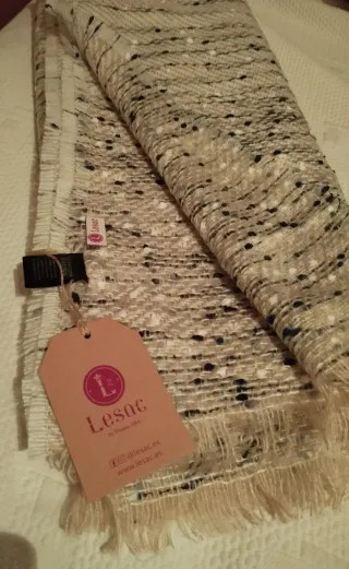 Fular Lesac beige multicolor