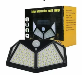 6 faretti per esterni con pannello solare NUOVI