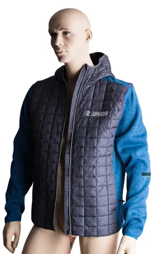 Chaqueta Híbrida Unior Gris/Azul XXL