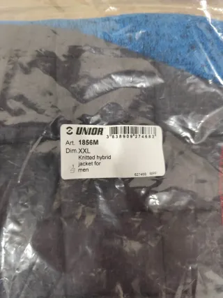 Chaqueta Híbrida Unior Gris/Azul XXL