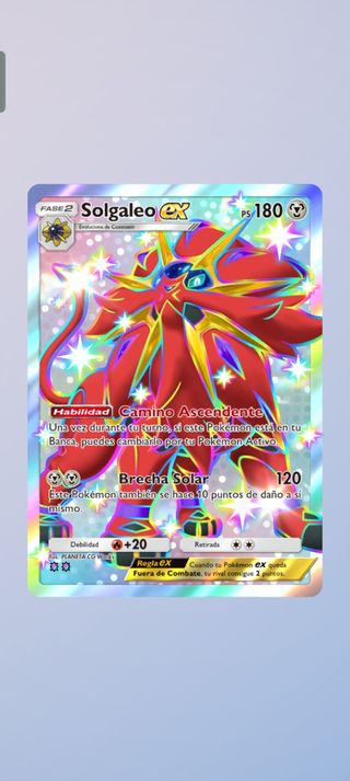 Carta Solgaleo EX