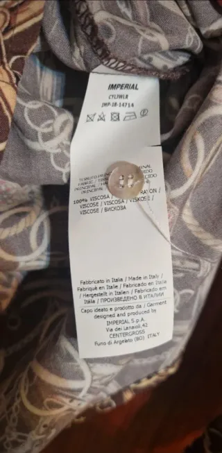 Camicia uomo Imperial fantasia catene oro