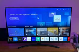 Televisor LG 50 pulgadas Smart TV con luces LED
