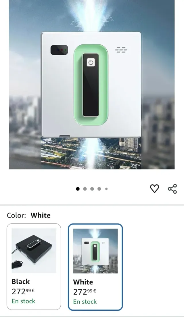 Robot puliscivetri con telecomando