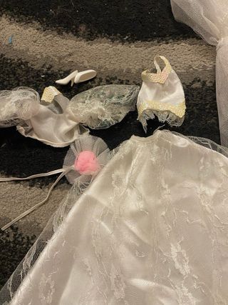 Vestito Barbie Sposa Anni '90