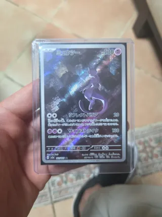 Carta Pokémon Mewtwo 183/165 AR