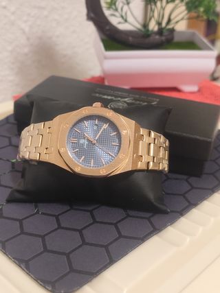 Reloj paazomu Dorado Azul Hombre