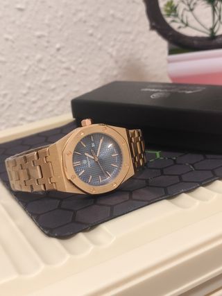 Reloj paazomu Dorado Azul Hombre