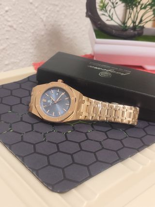 Reloj paazomu Dorado Azul Hombre