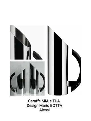 Caraffa MIA e TUA Design Mario BOTTA